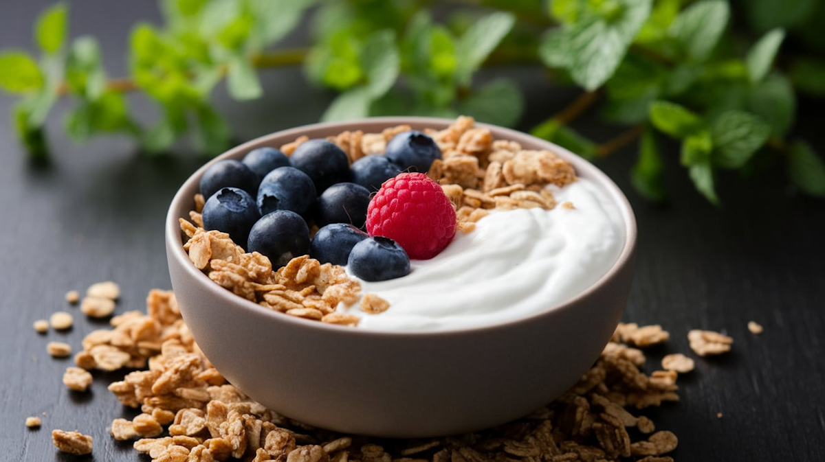 Rich Healthy Mixed Fruits & Yogurt at Oceanova