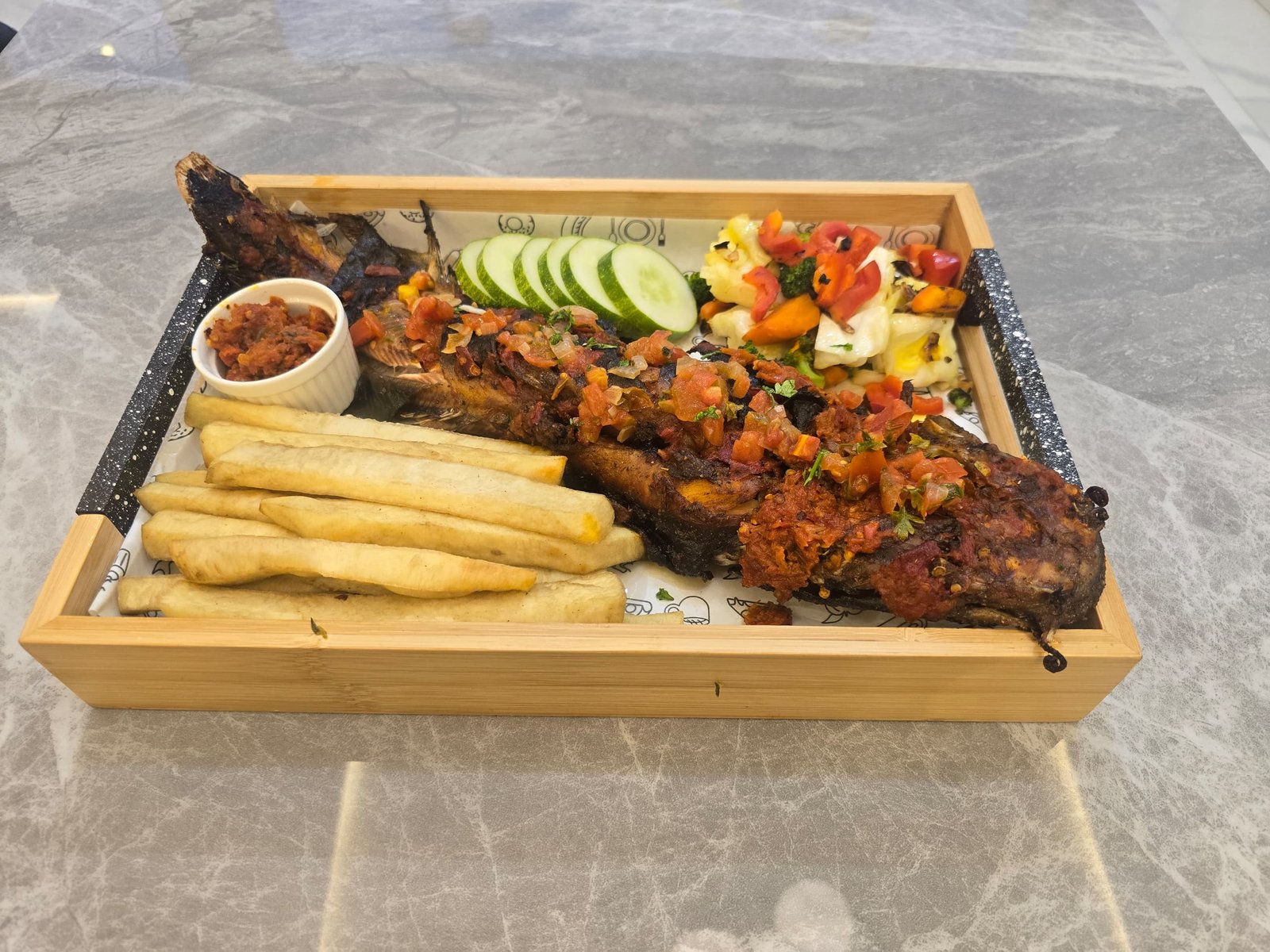 Marinated Grilled Fish at Oceanova