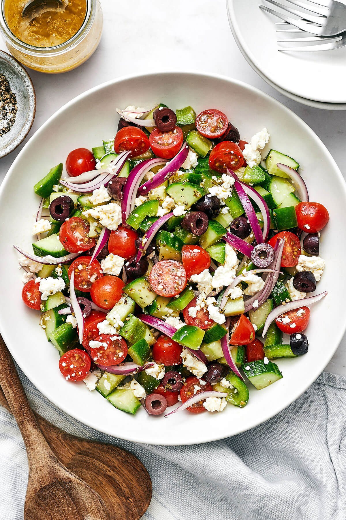 Classic Greek Salad at Oceanova