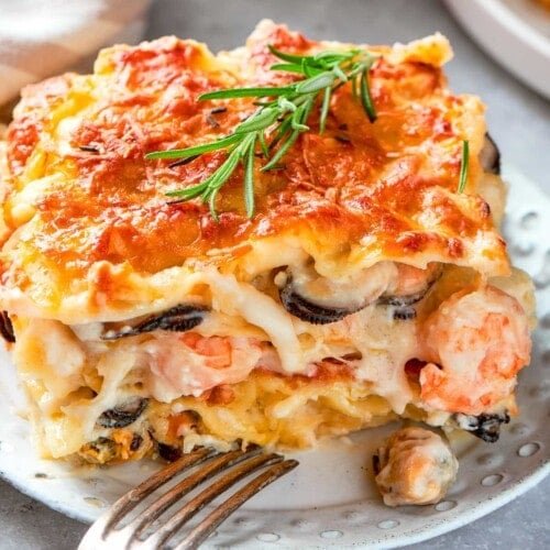 Seafood Lasagna at Oceanova