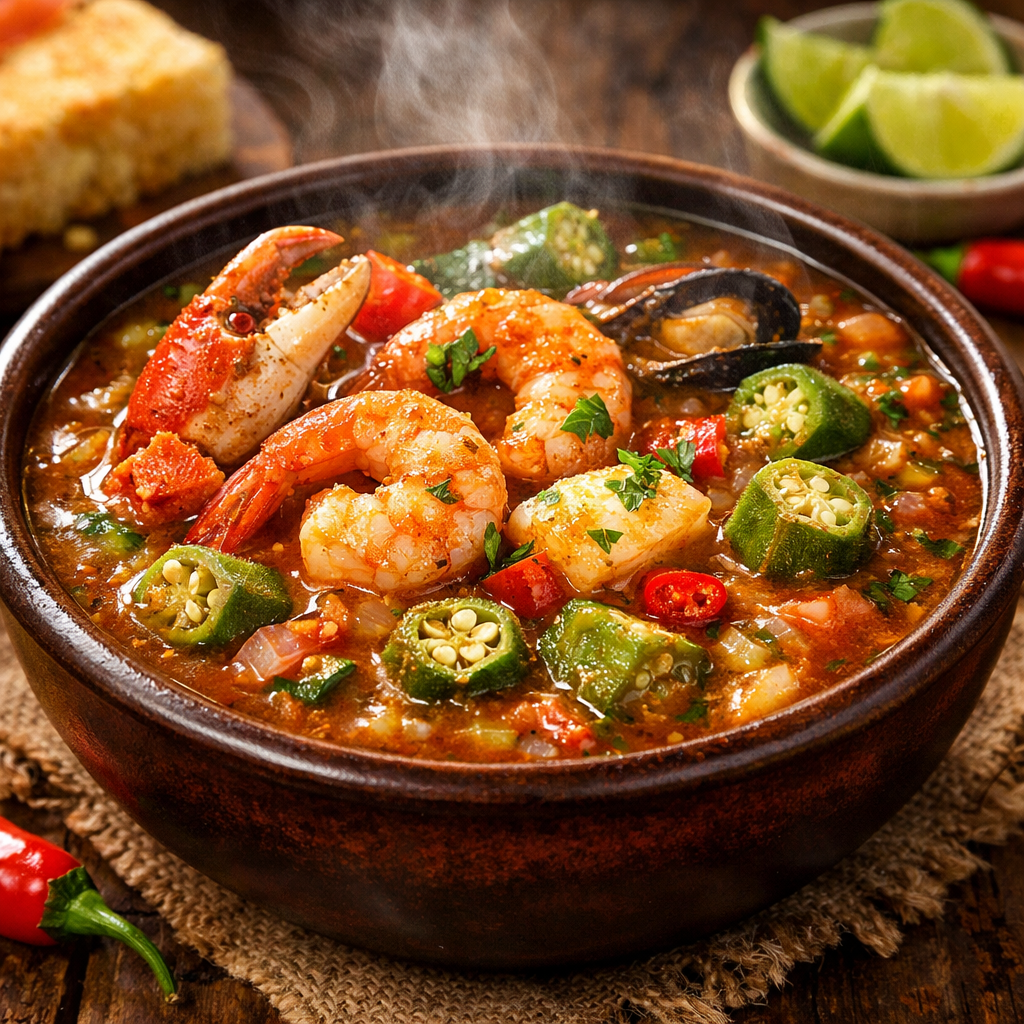 Seafood Okro Soup at Oceanova