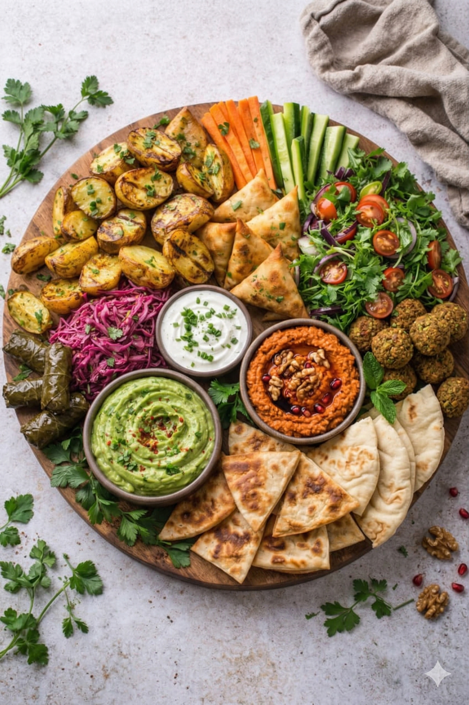 Vegetarian Platter at Oceanova