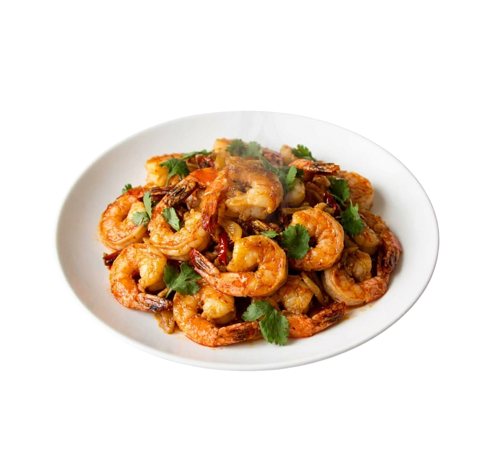 Spicy Thai Shrimps at Oceanova