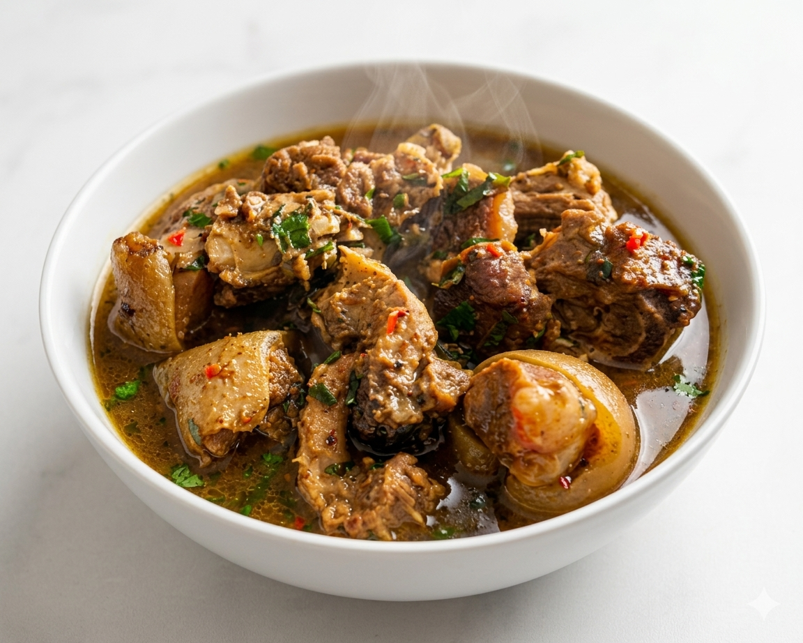 Cow Tail Pepper Soup at Oceanova