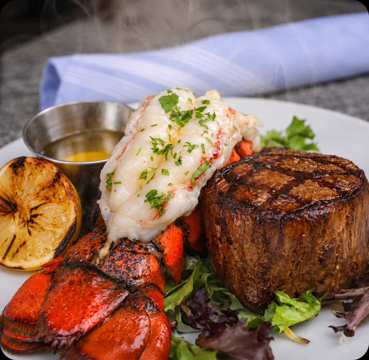 Surf ‘n turf at Oceanova
